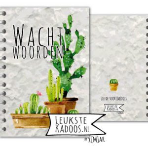 Wachtwoordenboekje - Cactus No:01 (Wachtwoorden - Cactussen groot en klein in pot)
