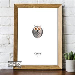 Poster Dieren -> No: 10 (Uiltje)