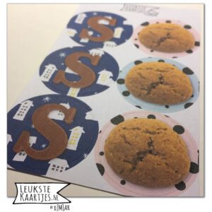 Stickervelletje - Sinterklaas No:01 (S-Pepernoot-gekleurd) - Afbeelding 2