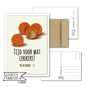Kaart Eten & Drinken -> Nr 04 (Tijd voor lekkers-Bitterballen)