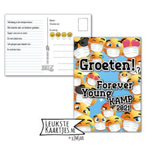 Kaart Op Kamp -> Forever Young No: 24 – 3 (Smilys-Mondkapje – 2023)
