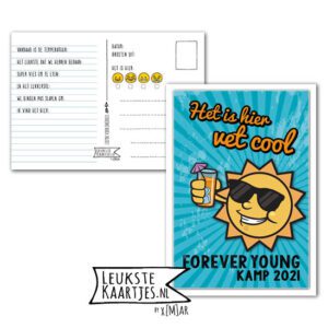 Kaart Op Kamp -> Forever Young No: 04 – 1 (Vet-cool-Zon-Limo-Blauw – 2023)