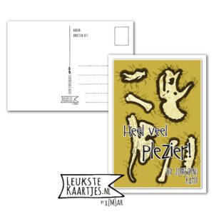 Kaart Op Kamp -> JoMeGiNi - Thuisblijvers No: 17 /2-8 (Veel plezier-Gevonden-Dino)