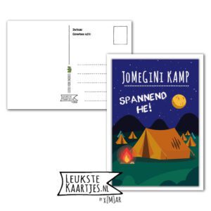 Kaart Op Kamp -> JoMeGiNi - Thuisblijvers No: 03-1 /1-3 (Spannend-Tent-Kampvuur-Nacht)