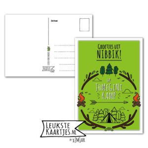Kaart Op Kamp -> JoMeGiNi - Thuisblijvers No: 02-1 /1-4 (Groeten-Nibbik-Groen)