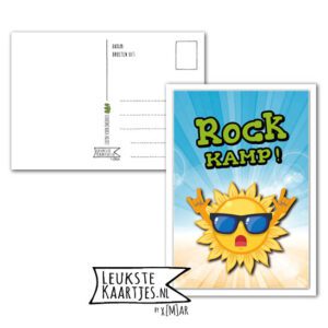 Kaart Op Kamp -> Thuisblijvers No: 07 -1 /1 (Rock Kamp-Zon-Groen)