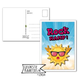 Kaart Op Kamp -> Thuisblijvers No: 07 -2 /1 (Rock Kamp-Zon-Roze)