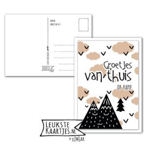 Kaart Op Kamp -> Thuisblijvers No: 14 /2 (Groetjes van thuis-Bergen-Wolken)