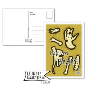 Kaart Op Kamp -> Thuisblijvers No: 17 /2 (Veel plezier-Gevonden-Dino)