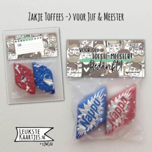 Zakje Toffees -> Juf & Meester - No:02 (Tofste Juf/Meester/Schooljaar-Nougat-Mensen) - Afbeelding 3