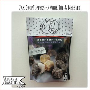 Zak Drop-Toppers -> Juf & Meester - No:09 (Het zit DR'P-Topper-Frame-Driehoekjes)