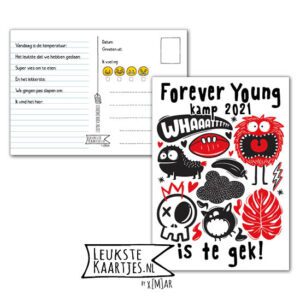 Kaart Op Kamp -> Forever Young No: 34 β 4 (Te gek op kamp β Monsters β WHAAT 2023)