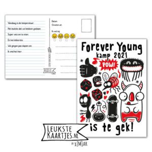 Kaart Op Kamp -> Forever Young No: 36 β 4 (Te gek op kamp β Monsters β POW 2023)