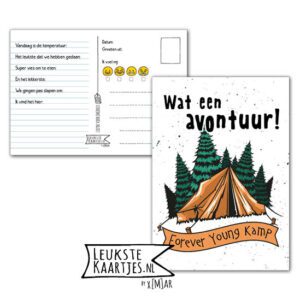 Kaart Op Kamp -> Forever Young No: 40 β 4 (Wat een avontuur β Tent Bos)