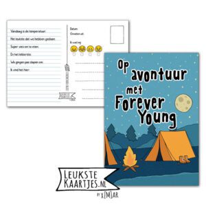 Kaart Op Kamp -> Forever Young No: 41 β 4 (Op avontuur met kamp β Tent in de nacht met vuurtje)