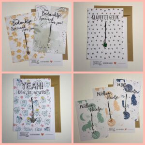 Kaartkadootjes -> Hangertje (Diverse soorten)