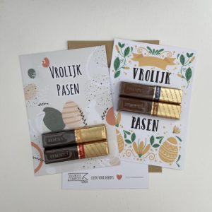 Kaartkadootjes - Merci Chocolade reepjes