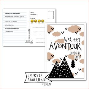 Kaart Op Kamp -> JoMeGiNi No: 11 /2-5 (Wat een Avontuur-JoMeGiNi kamp - Bergen-Wolken)