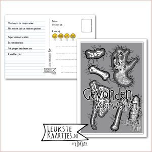 Kaart Op Kamp -> JoMeGiNi No: 14 /2-8 (Gevonden voorwerpen-JoMeGiNi kamp -Dinobotten)