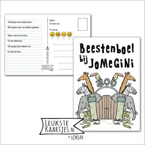 Kaart Op Kamp -> JoMeGiNi No: 30 /4-4 (Beestenboel bij JoMeGiNi – Dieren bij Zoo poort)