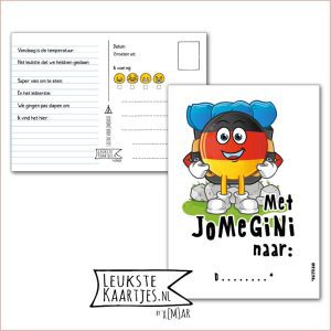 Kaart Op Kamp -> JoMeGiNi No: 44 /5-2 (Met JoMeGiNi naar Duitsland - Emoji-Vlag-Kamperen)