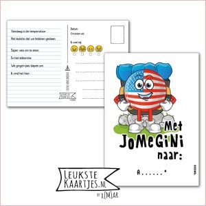 Kaart Op Kamp -> JoMeGiNi No: 45 /5-3 (Met JoMeGiNi naar Amerika USA - Emoji-Vlag-Kamperen)