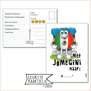 Kaart Op Kamp -> JoMeGiNi No: 47 /5-5 (Met JoMeGiNi naar Mexico - Emoji-Vlag-Kamperen)