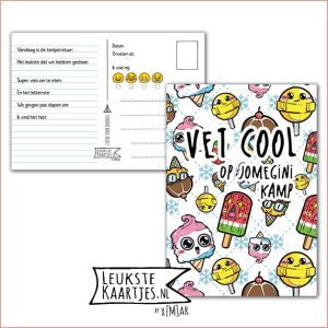 Kaart Op Kamp -> JoMeGiNi No: 63 /6-6 (Vet cool! Op kamp – Verschillende ijsjes Kawaii met grote ogen)