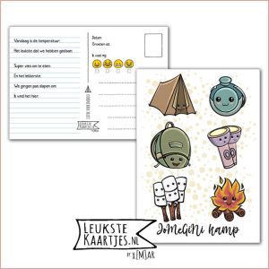 Kaart Op Kamp -> JoMeGiNi No: 79 /6-22 (Groeten van kamp – Kamp reis elementen Kawaii)