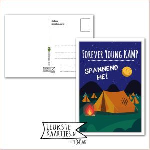 Kaart Op Kamp -> Forever Young - Thuisblijvers No: 03 - 1 (Spannend-Tent-Kampvuur-Nacht)