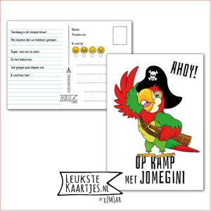Kaart Op Kamp -> JoMeGiNi No: 83 /7-4 (Ahoy! Op kamp - Papagaai Piraat)