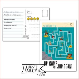 Kaart Op Kamp -> JoMeGiNi No: 84 /7-5 (Op kamp - Schat zoeken)