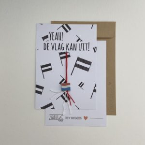 Kaartkadootjes -> Nederlands Vlaggetje
