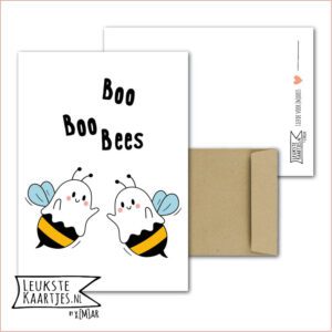 Kaart Dieren -> Bijen Bees - Nr 15 (Boo Boo Bees - Bijen verklaard als spook)