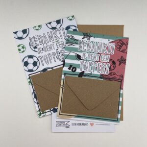 Geldkaarten -> Bedankt - Sport