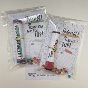 Bedankje - Rol Drop of Munt